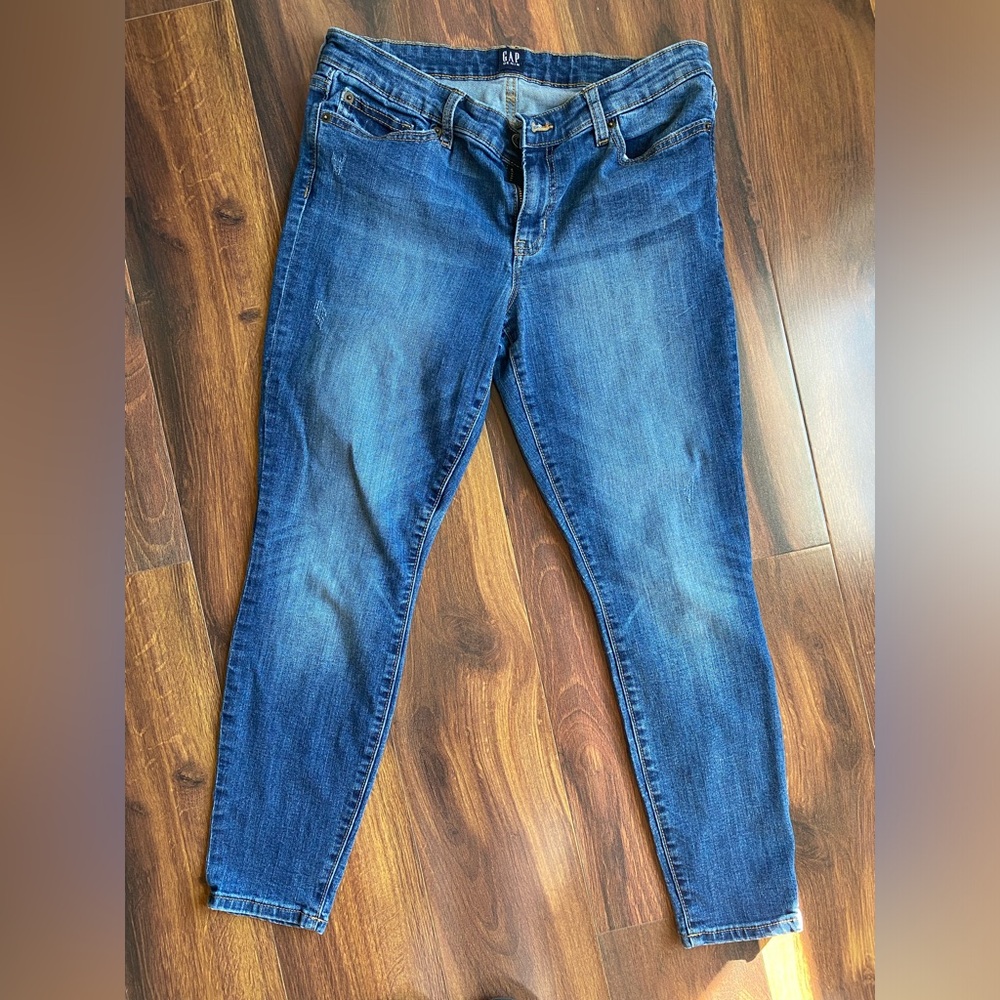 4/$20 GAP Skinny Ankle Stretch Denim Jeans